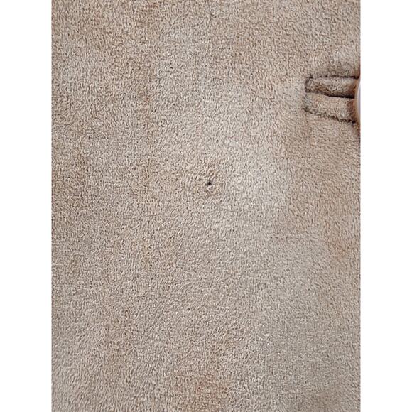 Vintage Weatherproof Womens Faux Suede Chestnut Camel Jacket Size L - Picture 4 of 10